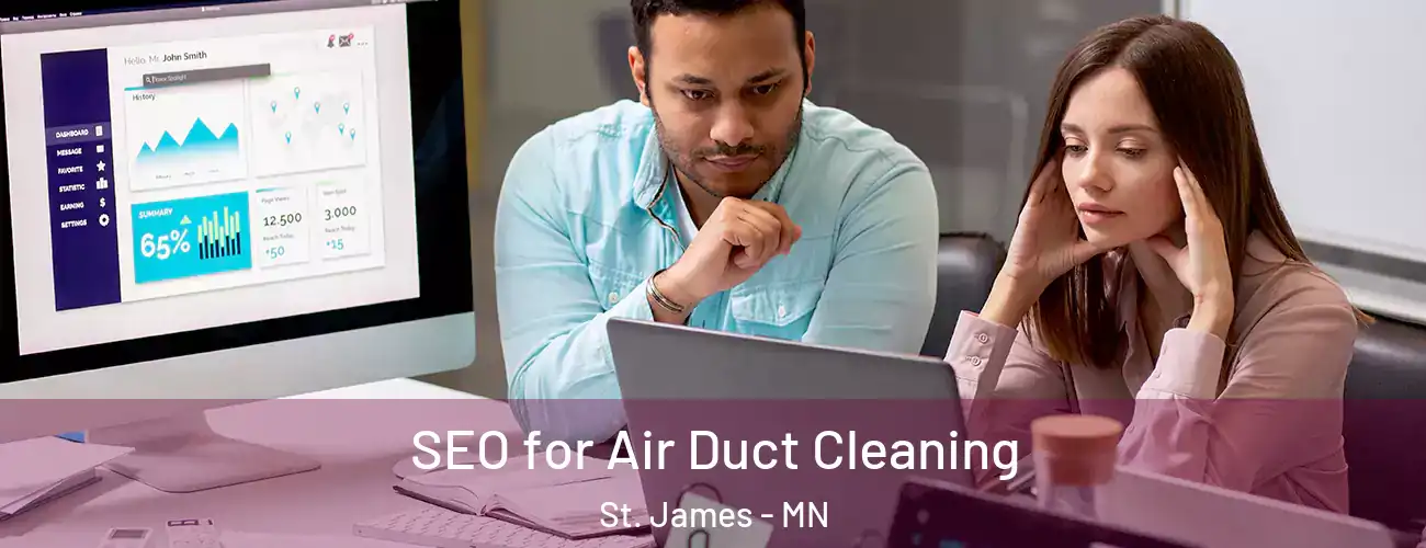 SEO for Air Duct Cleaning St. James - MN