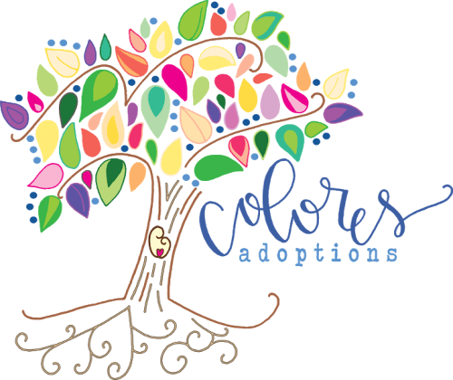 colores adoptions logo