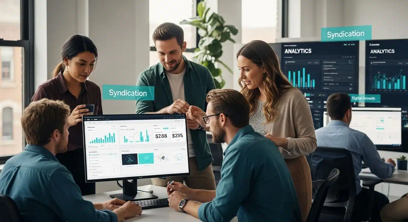 b2b content syndication office