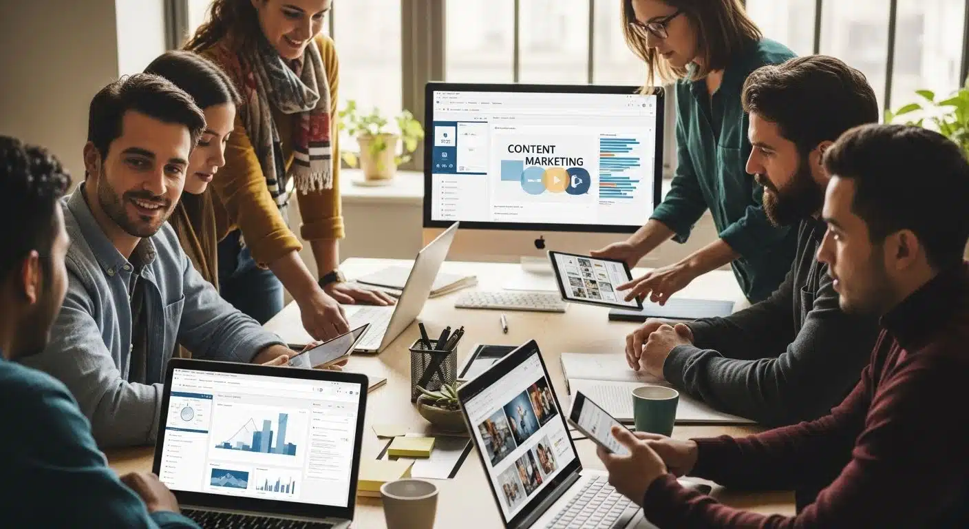 content marketing strategy teamwork