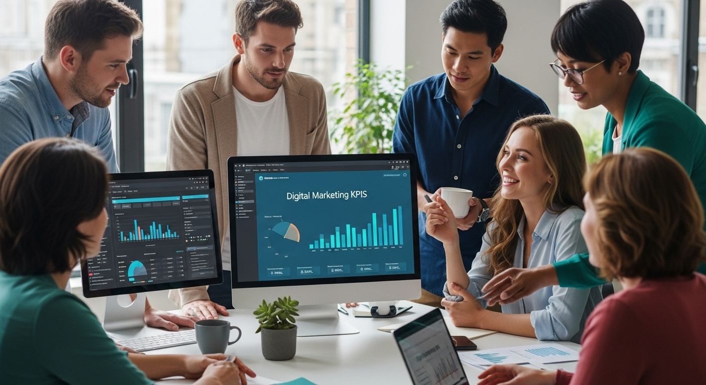 digital marketing kpis team