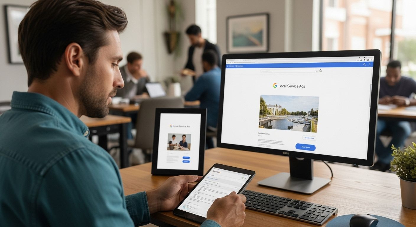 local service ads business interaction