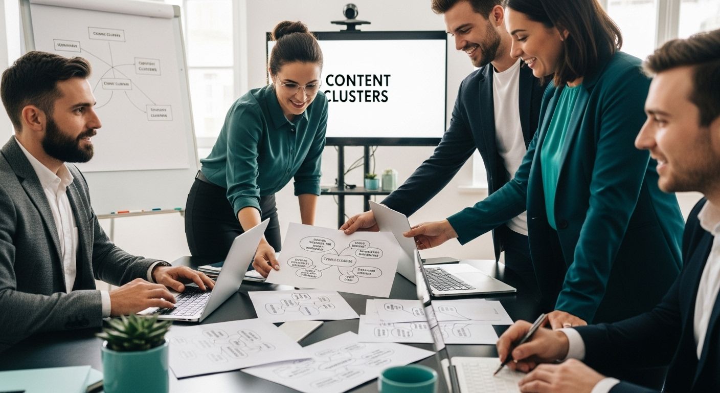 content clusters seo teamwork