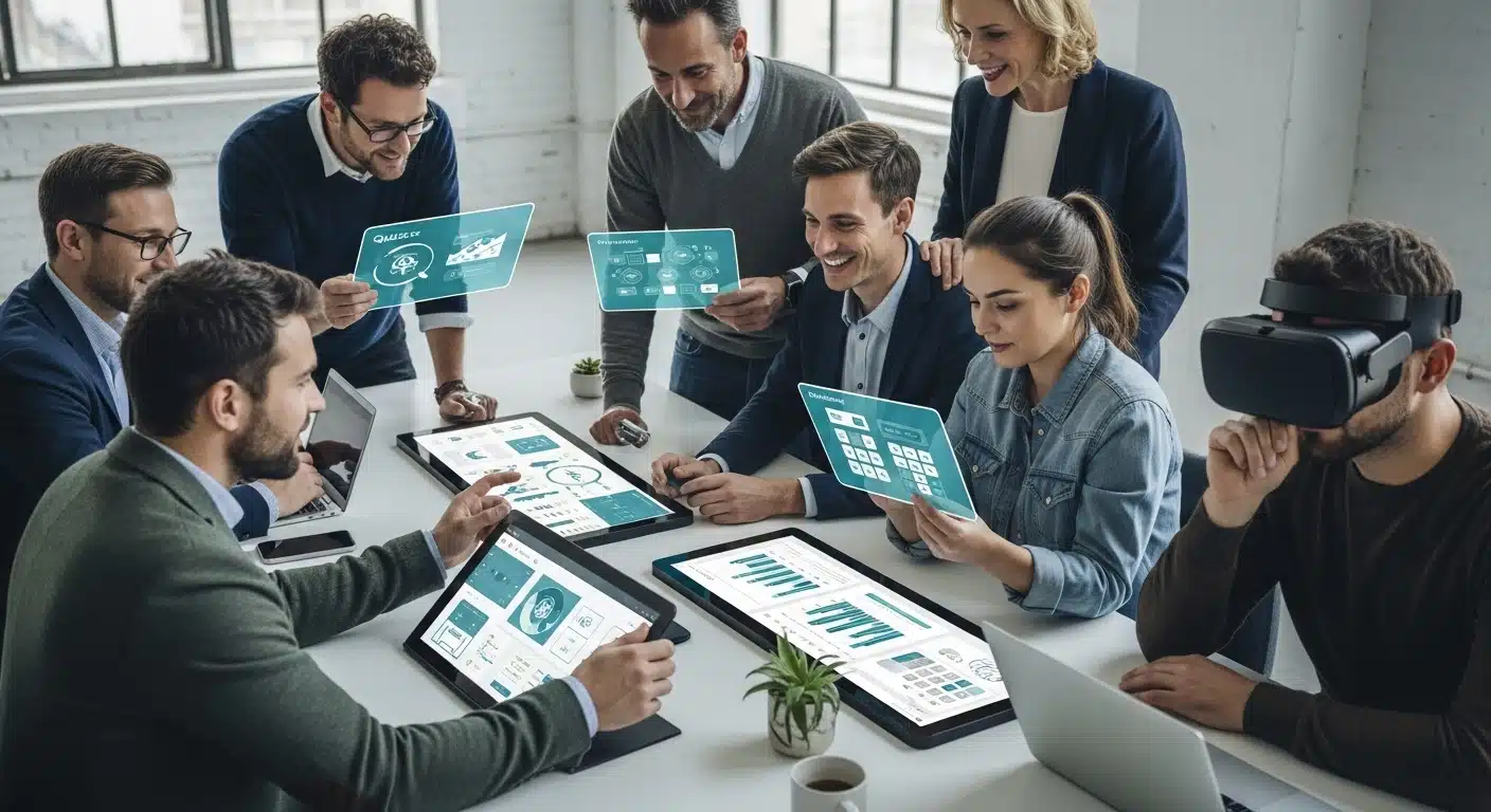 interactive content, digital teamwork, educational engagement