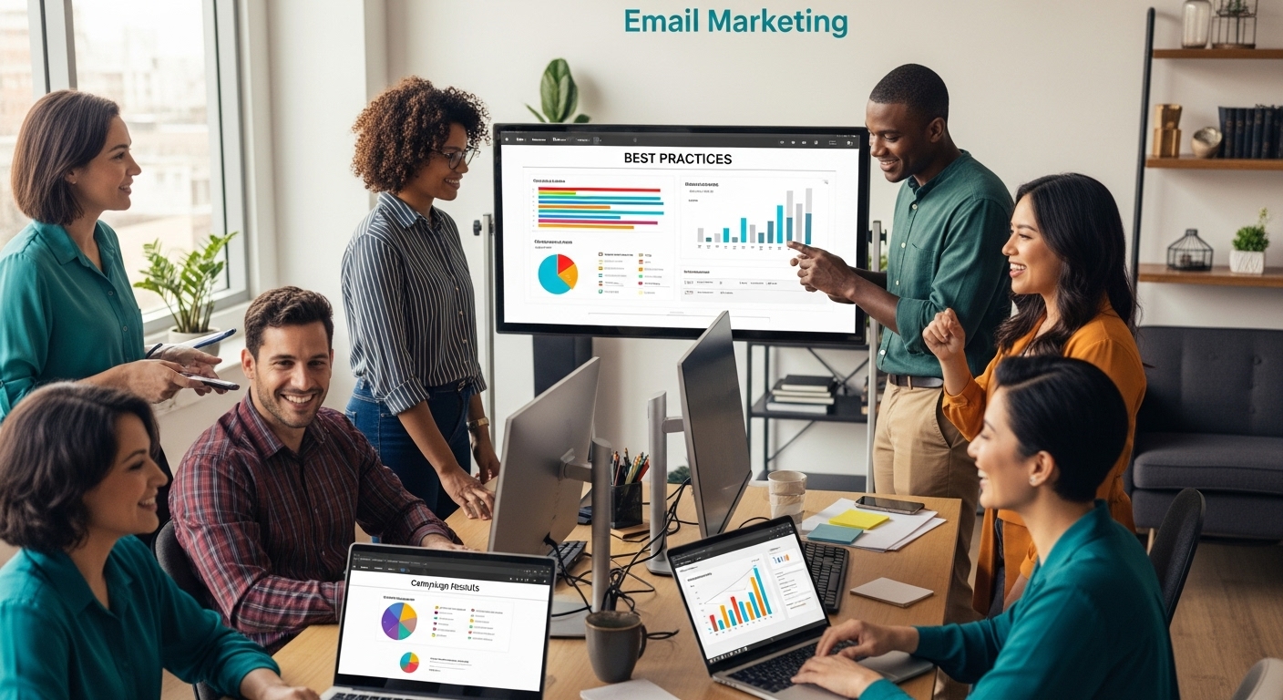 email marketing teamwork office