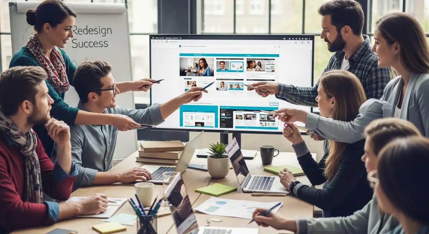 website redesign collaboration