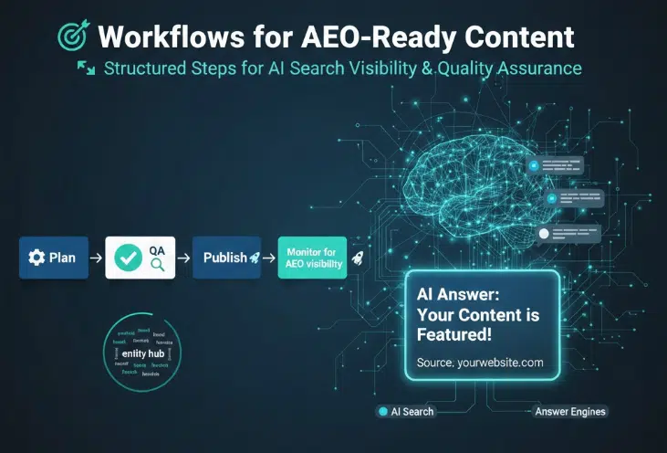 Workflow for AEO ready content